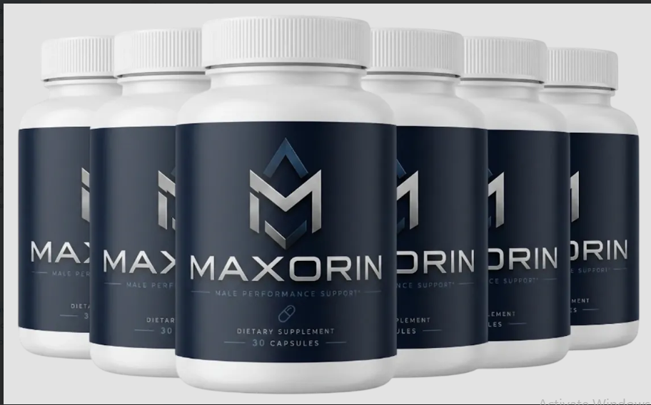 Maxorin Male Performance Support bottles — 30 capsules